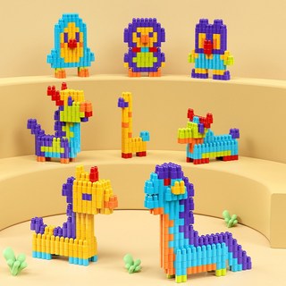 조립 블록 880PCS 어린이 장난감 LZD-07, 1개, 혼합색상