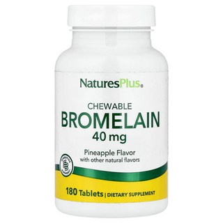 미국산 네이처스플러스 브로멜라인 40mg 180정 NaturesPlus Bromelain 선물증정, 1개
