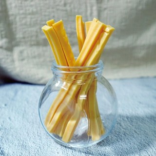 【三隻小豬寵物用品】陸奧 超香濃乳酪條4根入/起司丁-分裝包, 1個, 香濃起司條4根入