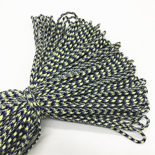 코즈 생존 솔리드 등산 한 로트 밧줄 장비 캠핑 Paracord 2mm 야드 유형 밀 코드 10 스펙 매는 가닥 낙하산, 17, 1개