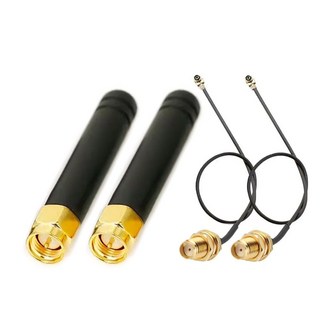 2 PCS GSM 868MHZ 9 5MHZ LORA 안테나 3DBI U.FL I P E X 보드 용 SMA 커넥터 ESP32 LORA32U4 II WIFI LORA32 5CM