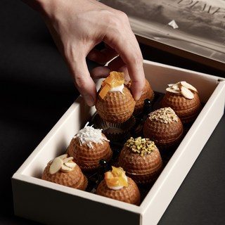 [딤플 8개입]고급 호두과자 선물세트 수제 디저트 답례품 간식, 1박스, A타입(팥/초코)