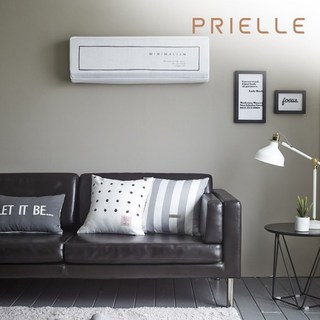 쁘리엘르 테드 스판 벽걸이 에어컨 커버, 대형 89cm(그레이)