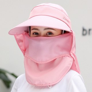 쇼미코리아 햇빛가리개 썬캡 볼캡 목가리개 마스크 여름 모자