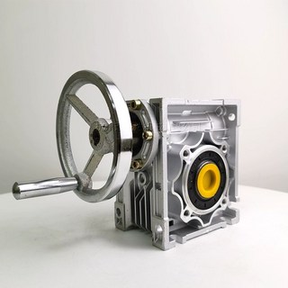 터빈 감속기 모터 웜기어 소형 50 63 75 90, NRV040핸드휠125비율40이상자동잠금, 1개