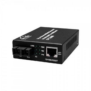 솔텍 SFC2000-TS 기가비트 멀티모드 장거리 광컨버터, 블랙, 1개, 100mm