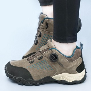 레이시스 남성 여성 생활 방수 가죽 다이얼 등산화 트레킹화 운동화 워킹화 신발 R 러버태양