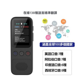 【熱銷爆款】大型AI助手 142種語言翻譯 智能離線翻譯機出國隨身旅遊神器 0.1急速翻譯 高清大屏 全球無障礙交流, 2.0迷你屏幕+512+在线翻译+无拍照