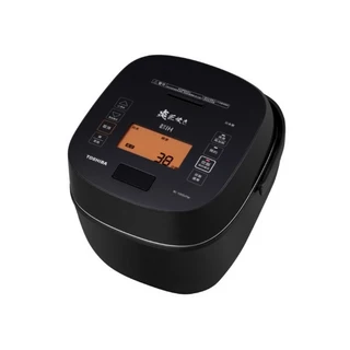 TOSHIBA 東芝 6人份 日本製 真空壓力 IH電子鍋 RC-10VSVTW(K), 黑色