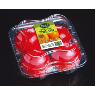 천리잡화점 대봉 복숭아 단감 포장 용기 304-4, 10개입, 1세트