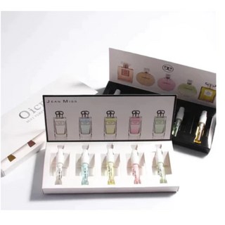 小樣套裝禮盒香水5件套裝，學生少女清新持久淡香，節日情人節禮物香水禮盒, 沙龍香水小样香水, 1個