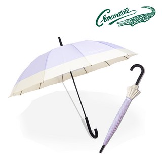 크로커다일 55-12K 곡자 투톤보더 장우산