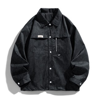 男士商務休閒立領夾克 中老年百搭外套 行政夾克