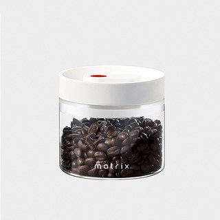 Matrix保鮮玻璃密封罐，防潮保鮮儲物罐，咖啡豆五穀雜糧收納分裝好幫手, 1個, 密封罐400ml