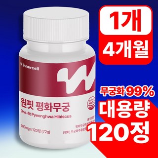 원핏 평화무궁 정품 식약청인증, 1개, 120정