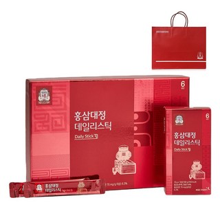 정관장 홍삼대정 데일리스틱 + 쇼핑백, 300g, 1세트