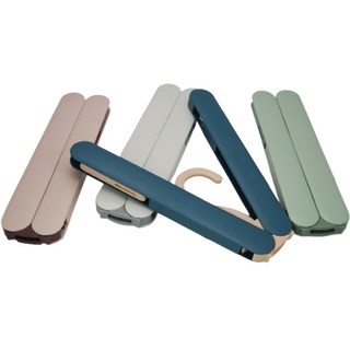 힙스터 프리미엄 접이식 여행용 휴대용 집게 옷걸이 4P 1세트 4종색상, 1개