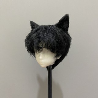 BJD 娃娃假髮 六分 四分 OB11 八分 弗朗西斯小牛仔 假髮, 1個, 12.5-13釐米頭圍尺寸