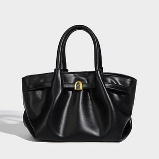 秋冬新款饺子包2024小众设计高颜值单肩腋下包通勤 百搭手提包*10G, 黑色, 黑色