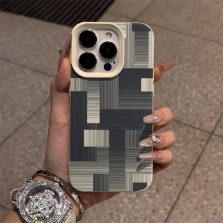 液態矽膠手機殼適用於蘋果16/15/14/13promax/12/11防摔手機套, 1個, B白色液態硅膠-FL0328重影空間蘋果14plus