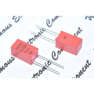 WIMA MKP2 0.033uF 630V RM5 MKP2J023301K00 德國電容器, 1個