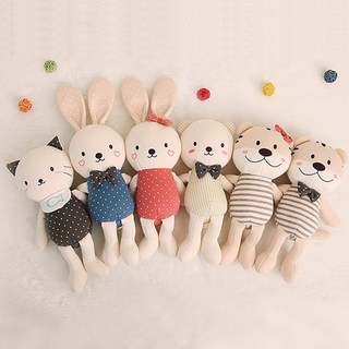 베베라온 오가닉 토끼 애착인형 두루S, 01_오가닉 토끼인형 두루_S (블루), 1개