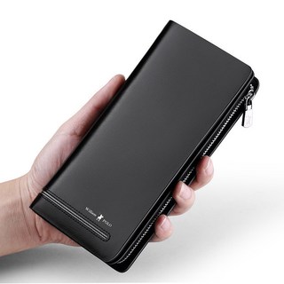 【奧特萊斯】英皇保羅錢包男士長款錢包長款皮夾男士頭層牛皮錢包真皮簡約錢包手拿包男款 男士長夾男士錢夾真皮長夾