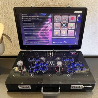 고전오락기가방 조이스틱 접이식 오락실 레트로, 중국, 128, C. 21인치 플러그인 셀렉트 조이스틱 2개