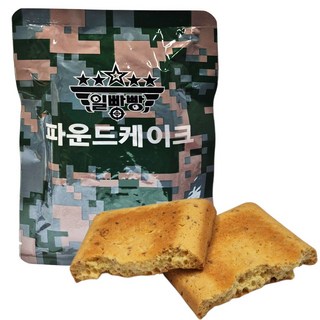일빵빵 전투식량 파운드케이크/ 장기보관 비상식량 유통기간 3년 등산 자전거 마라톤, 12개, 100g