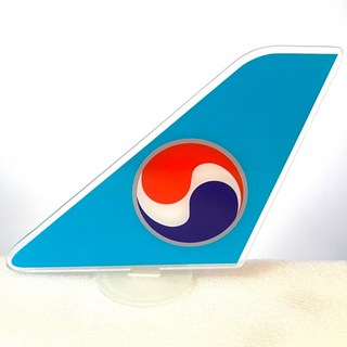 RBF 絕版 KOREAN 航空 塑膠立牌 12x16cm, 1個