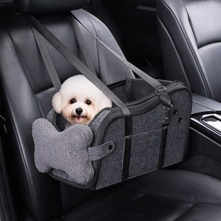 LINDIY 멀티펑션 휴대용 차량 펫 캐리어, 1개, 블랙