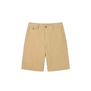 소루 코튼 노턱 반바지_베이지