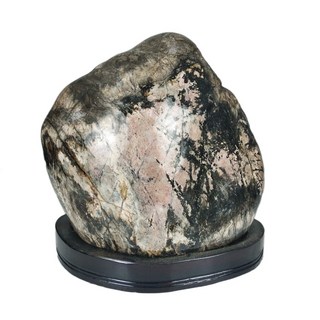 《博古珍藏》台灣玫瑰石原石雅石擺件．4.8公斤．早期收藏．底價回饋