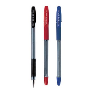 PILOT 百樂 舒寫筆 原子筆 BPS-GP 0.5/0.7/1.0/1.6/(3色), 1個, 紅,0.5