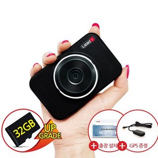 무료설치+GPS 증정 FHD 스마트폰연동 와이파이 커넥티드 2채널 블랙박스, 사은품 GPS + 출장설치, 32GB
