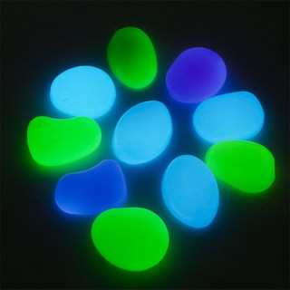 그코 대형 조약돌 야광자갈 10p세트(컬러믹스) 화분장식돌