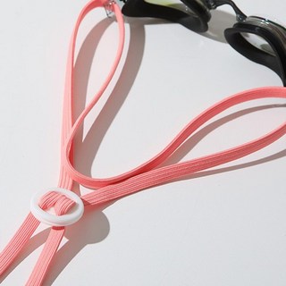 후그 수경 스트랩 GGS1025 [후끈 납짝이 발그레], 1개