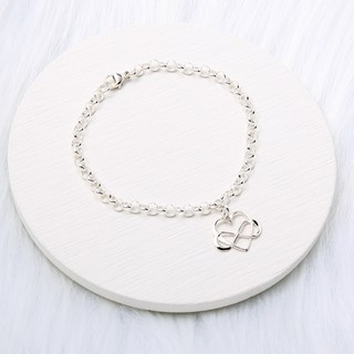 【Angel & Me】真愛 無限 愛心 s925 純銀 手鍊 生日 情人節 禮物