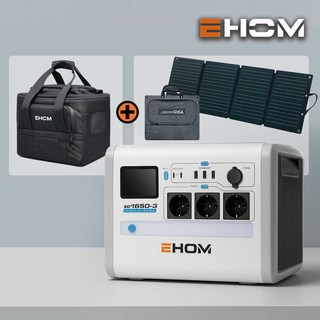 이홈 인산철 파워뱅크 1024Wh 캠핑용 대용량 배터리 발전기 EP1650, 화이트, 1개