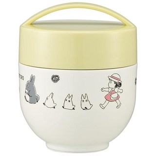 스케이터 Skater 항균 보온 도시락통 덮밥틀 런치저 540ml 이웃집 토토로 행진 스튜디오 지브리 LDNC6AG-A, 상세페이지 참조, 1개