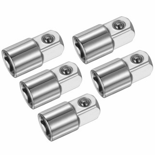 HARFINGTON 임팩트 소켓 어댑터 0.6cm(1/4인치) 암 - 1cm(3/8인치) 수 스퀘어 드라이브 증가기 표준 SAE 컨버터 드라이버 래칫 렌치 브레이커 바 변환