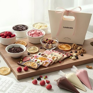 선물키트 미뇽 바크 초콜릿 만들기 DIY 세트