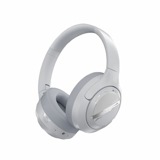 黑鯊 BLACK SHARK BE30 鳳鳴頭戴式藍牙耳機 電競耳機 藍牙5.4 低延遲 支援APP, 霜銀白