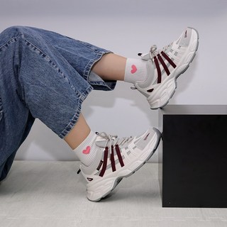 C&D 女鞋 6CM增高酷甜風緩震厚底老爹鞋 休閒增高鞋