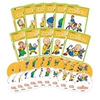 [개똥이네][중고-최상] DVD 캡틴 까이유 30종세트 (20disc: 10DVD+10CD+영한대본 10권)