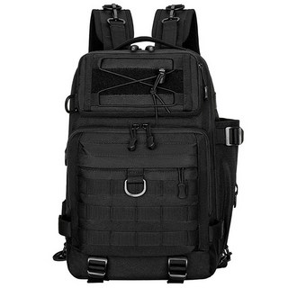 다용도 낚시 공구 수납 백팩, 블랙