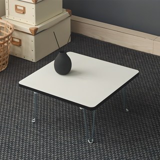 Joeunworld LPM 迷你桌 400 x 400 毫米, 白色