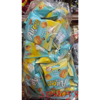 華元 古早味 餅乾 空氣玉米脆片 量販包 50小包, 1個