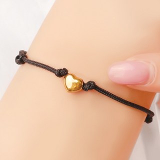 주리에떼 24K 여성 순금999 데일리 하트 오스카 매듭 팔찌