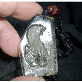 白水晶髮晶綠幽靈老虎上山虎升官吊墜項鍊